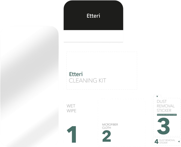 Szkło hartowane Etteri Hybrid Glass do Xiaomi Redmi Note 14 5G Transparent (5907504516028) - obraz 2