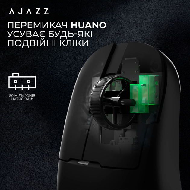 Миша Ajazz AJ159P MC Charging Dock Wireless/Bluetooth/USB Black (AJ159P-MC-B) - изображение 9
