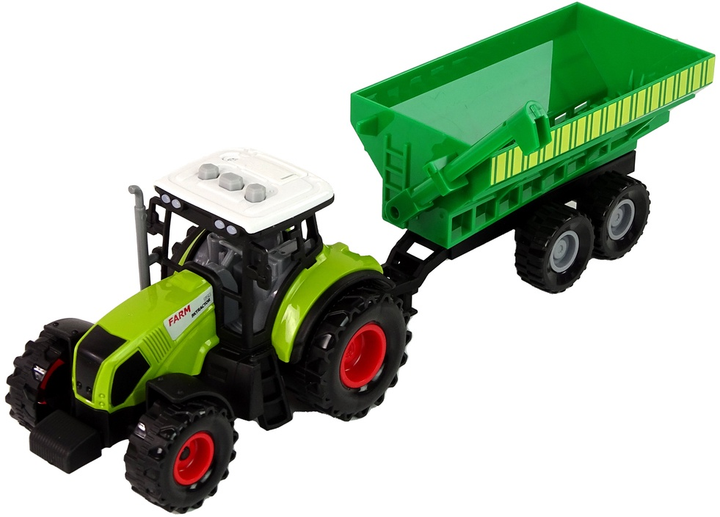 Набір іграшок LEAN Toys Трактор з причепом і цистерною, зі звуком і світлодіодами 15221 (5905515356060) - зображення 8