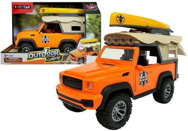 Zabawka LEAN Toys Samochód campingowy Jeep ze światłami i dźwiękami 5934 (5905884453971) - obraz 2