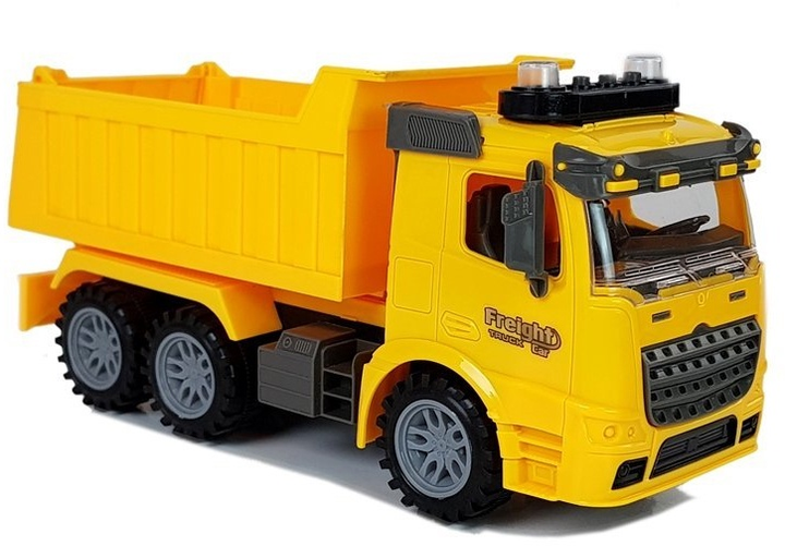Набір іграшок LEAN Toys Самоскид 1:14 + Дорожні знаки + Фоторадар + Аксесуари 7583 (5905884455685) - зображення 5