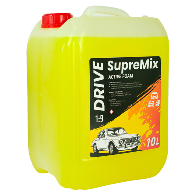 Активна піна для безконтактної мийки SupreMix DRIVE 1:9 10 л - зображення 2
