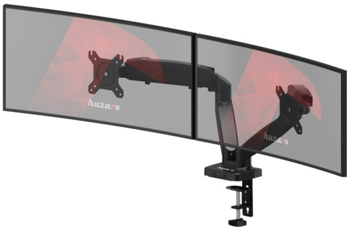 Mocowanie stołowe do wyświetlaczy Huzaro Motion 2.2 27" Black (5903796015300) - obraz 8