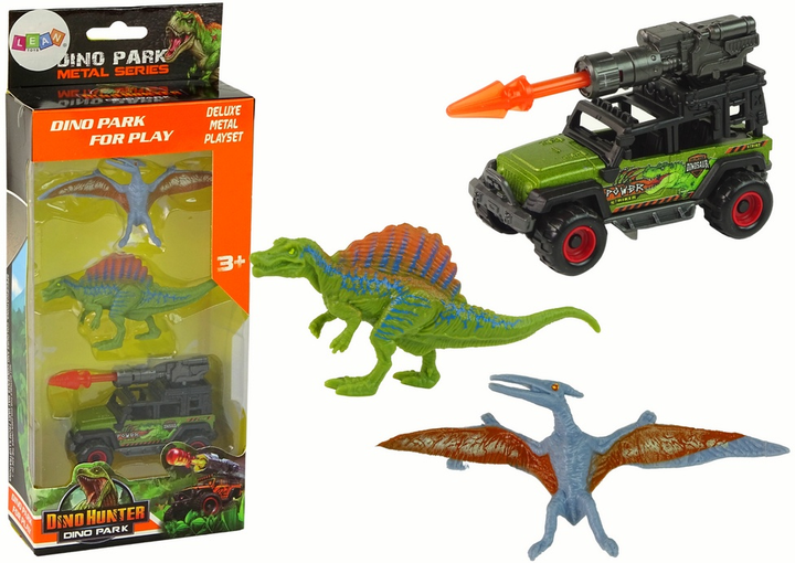 Набір іграшок LEAN Toys Динозаври Автомобіль з ракетою і динозаврами 15947 (5905679074930) - зображення 2