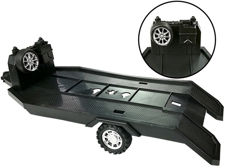 Zestaw zabawek LEAN Toys Monster Truck Czerwony + Laweta + BMW Czarne 9268 (5904204753159) - obraz 5