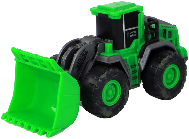Zestaw LEAN Toys Pojazdy farmerskie Traktory 4 szt Zielone 15412 (5905515357906) - obraz 3