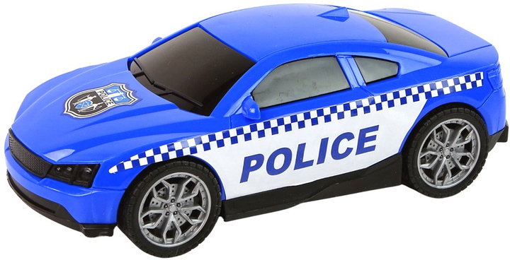 Zestaw zabawek LEAN Toys ze światłami i dźwiękami Helikopter + Auto policyjne Niebieski 12963 (5905323211391) - obraz 3