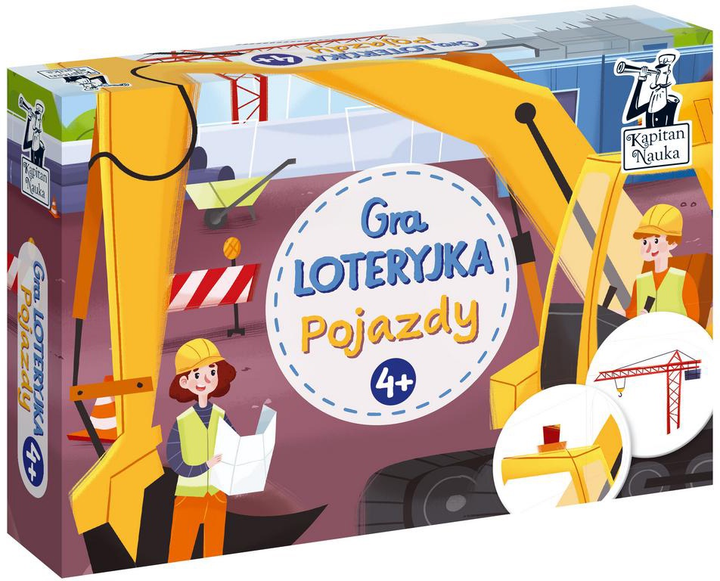 Gra planszowa Edgard Kapitan Nauka Gra Loteryjka Pojazdy (5903699821497) - obraz 1