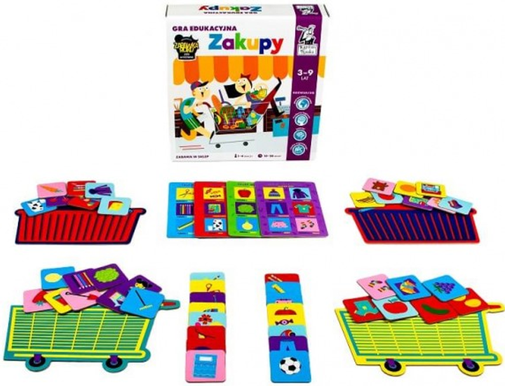 Gra planszowa edukacyjna Kapitan Nauka Edgard Zakupy (5907608646300) - obraz 4
