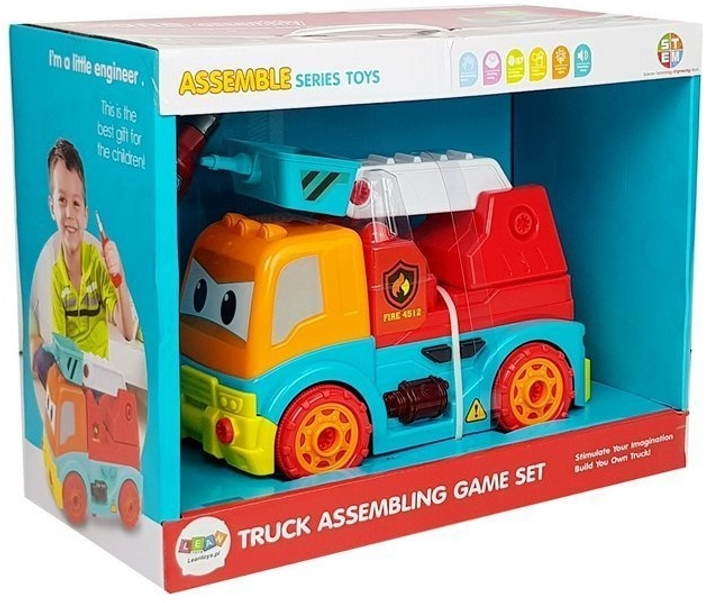 Машинка LEAN Toys Пожежна машина для розкручування 6952 (5904665997970) - зображення 1