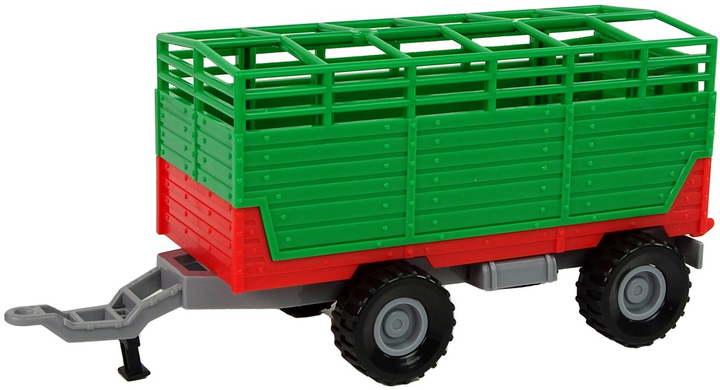 Zabawka LEAN Toys Farma Traktor z przyczepką 15222 (5905515356077) - obraz 3
