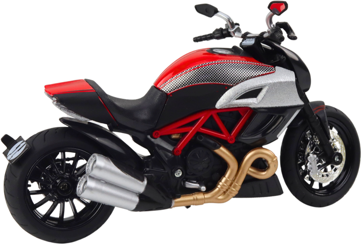 Zabawka LEAN Toys Motocykl sportowy metalowy ze światłami i dźwiękami 1:12 Czarny 22606 (5905991049555) - obraz 3