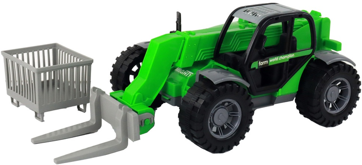 Сільськогосподарський транспортний засіб LEAN Toys Трактор з краном Зелений 16163 (5905679077115) - зображення 3