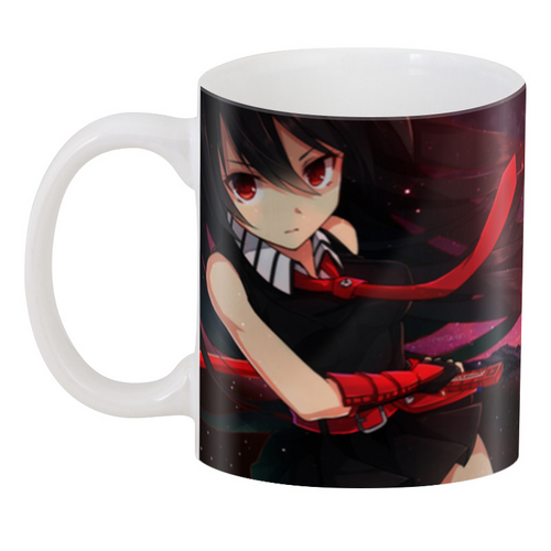 Кружка белая Убийца Акаме Akame Ga Kill! esdese AGK 02.01 - изображение 5