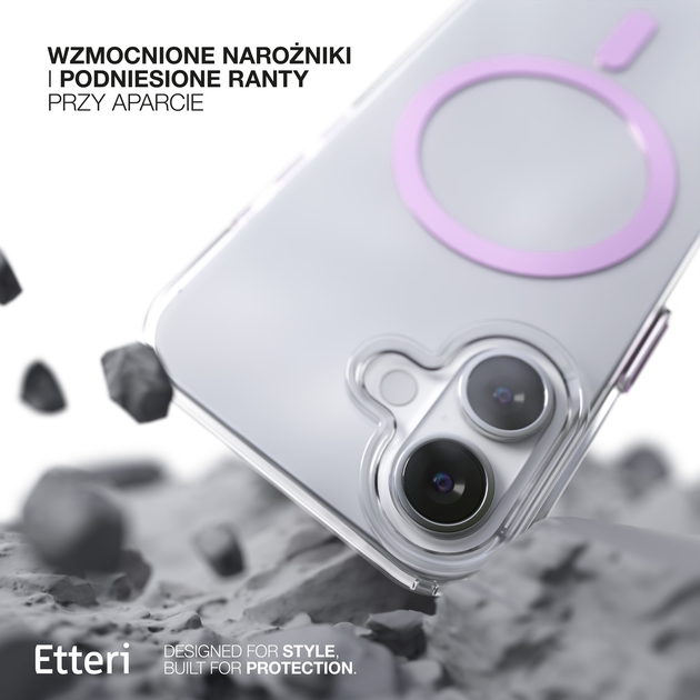 Etui plecki Etteri Color Mag do Apple iPhone 16 Pink (5906961964526) - obraz 6