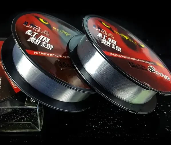 Леска рыболовная полимерная монофильная нить 85 м 0.235 mm 6.5 kg Red Olf Vokmi Super Line - изображение 4