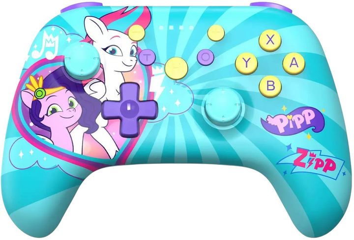 Kontroler Freaks and Geeks Switch/PC Nano Wireless Controller - My Little Pony Pipp & Zipp (3701625902980) - obraz 1