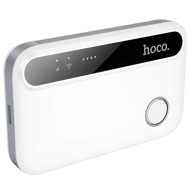 Мобільний маршрутизатор Hoco HI41 Portable Mobile WiFi Transmitter Білий - Фото 2 Мобільний маршрутизатор Hoco HI41 Portable Mobile WiFi Transmitter Білий - изображение 2
