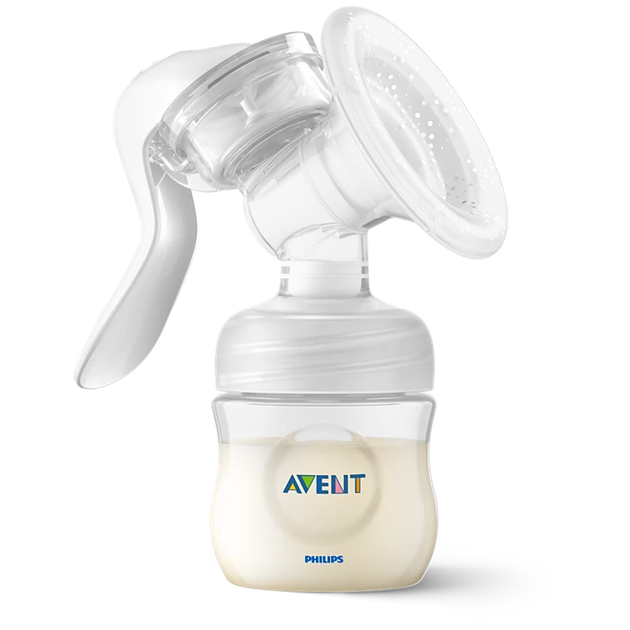 Laktator mechaniczny Philips Avent Natural Motion 125 ml +3 pojemniki SCF430/13 (8710103944010) - obraz 3