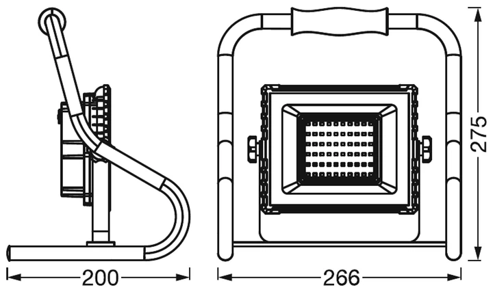 Прожектор світлодіодний LED WORKLIGHT BATTERY 20W 840 R-ST OSRAM 4099854430312 - изображение 3