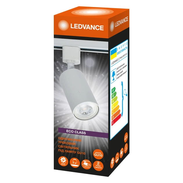Світильник трековий Ledvance ECO GU10 білий 4099854269622 - изображение 3