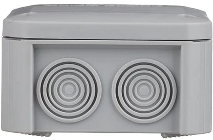 Розподільна коробка Plank Unika IB402 90х90х52 мм IP54 з кабельними вводами сіра PLK4020850 - Фото 2 Розподільна коробка Plank Unika IB402 90х90х52 мм IP54 з кабельними вводами сіра PLK4020850 - изображение 2
