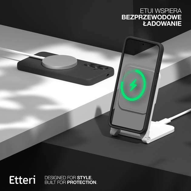 Панель Etteri Silicone Case для Samsung Galaxy S25 Plus Black (5906961948564) - зображення 6