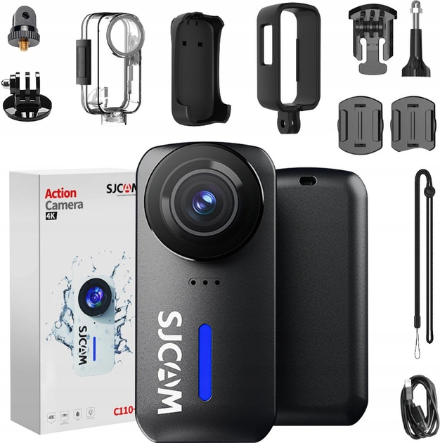 Kamera SJCAM C110+ Czarna (SJ162992) - obraz 5