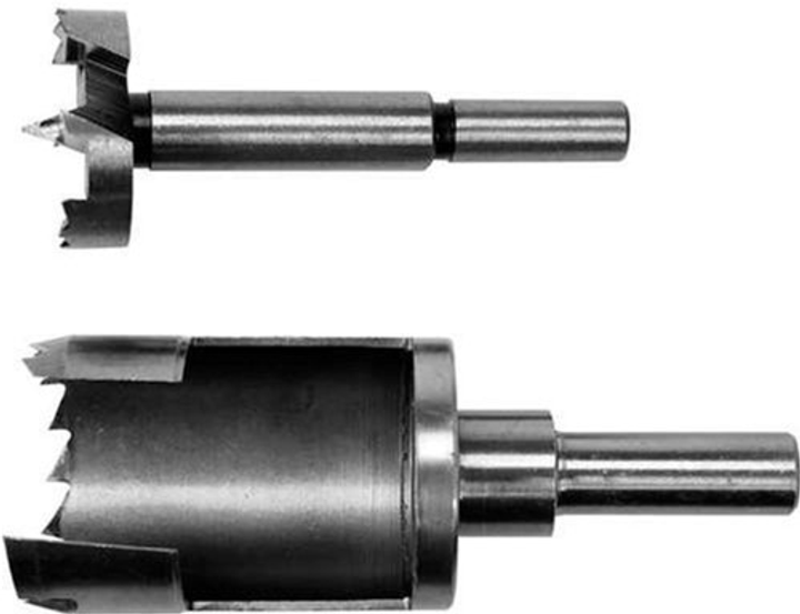 Wiertła do drewna korona i frez YATO Ø 35 mm 110/90 mm korona/frez 2 szt YT-33834 (5906083058097) - obraz 2