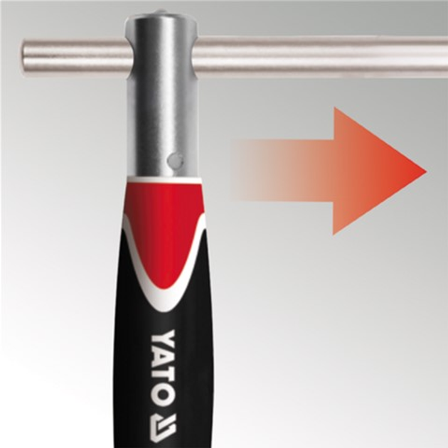 Pokrętło do nasadek YATO typu T 1/2" 310 mm (YT-1567) - obraz 2