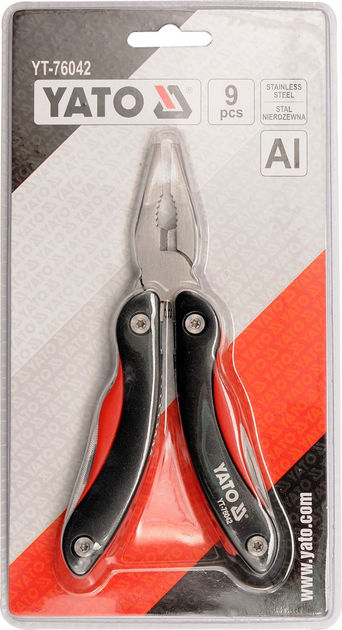 Багатофункціональний інструмент YATO Multitool 9 в 1 (YT-76042) - зображення 4