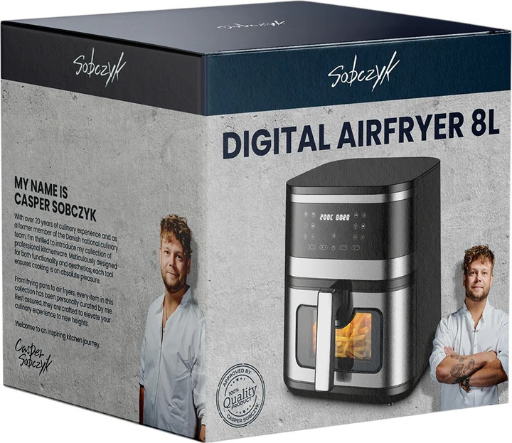 Мультипіч Casper Sobczyk Digital Airfryer 8L - зображення 9
