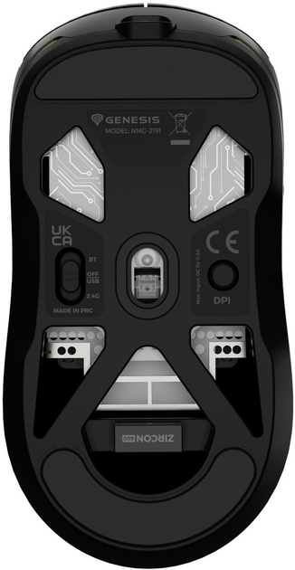 Миша Genesis Zircon 660 Wireless Black (5901969444827) - зображення 10