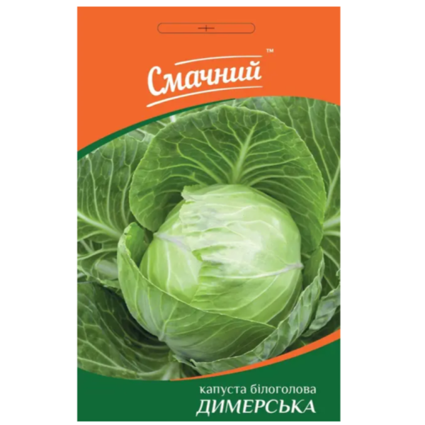 Капуста белокочанная Дымерская 1 г ТМ Вкусный - Фото 2 Капуста белокочанная Дымерская 1 г ТМ Вкусный - изображение 2