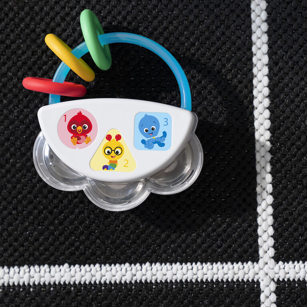 Muzyczna zabawka tamburyn z grzechotka Baby Einstein Tiny Tambourine 3m+ (74451129252) - obraz 6