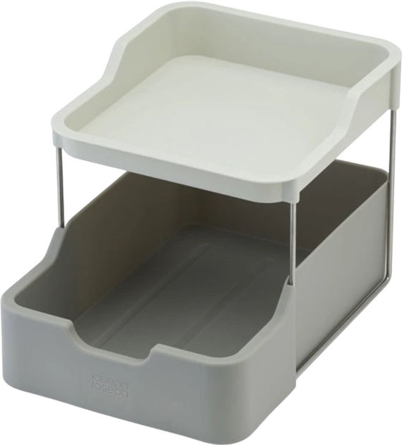 Organizer Joseph Joseph Duo 2-poziomowy regulowany szary (5028420006698) - obraz 1