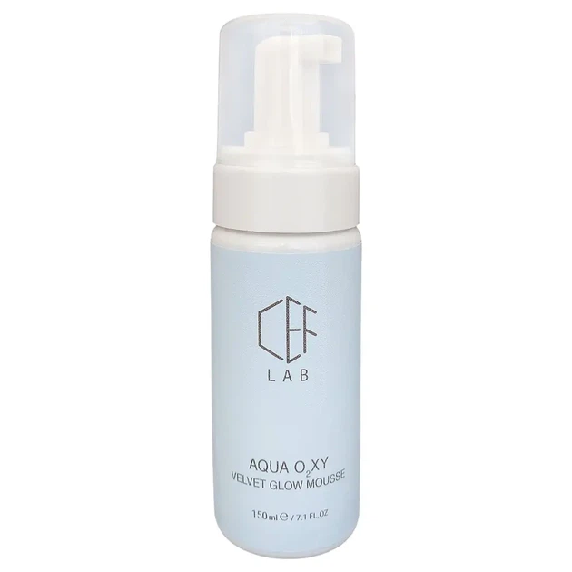 Шелковый антиоксидантный мусс CEF Lab Aqua O2XY Velvet Glow Mousse 150 мл - изображение 2