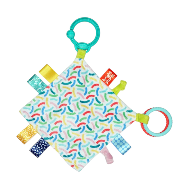 Maskotka Bright Starts Fuzzy Feel kocyk-przytulanka do zawieszenia (74451126190) - obraz 2
