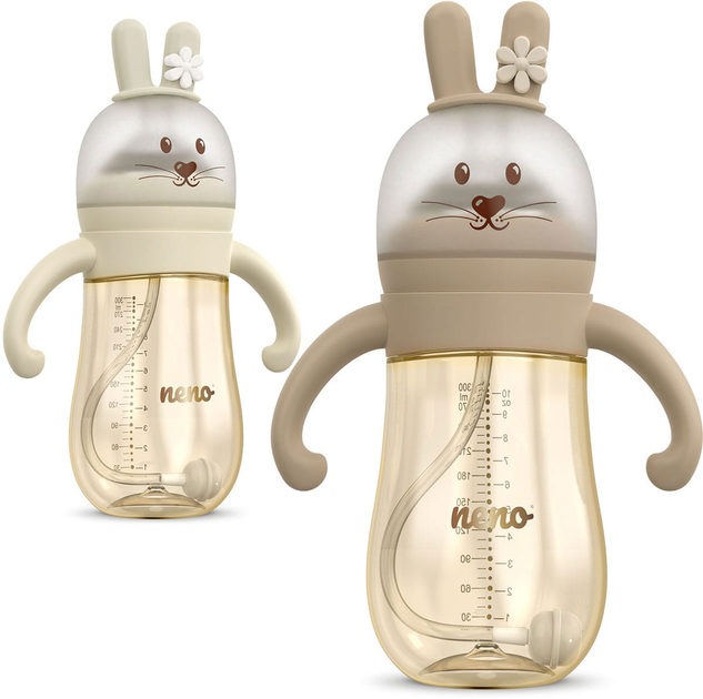 Butelka do karmienia Neno Mio 3 w 1 Brązowa 300 ml (5902479674476) - obraz 15