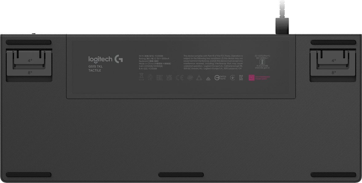 Клавіатура дротова Logitech G515 TKL Switch-Tactile USB Black (5099206123175) - зображення 6