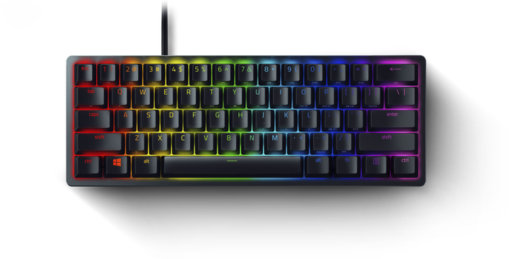 Клавіатура дротова Razer Huntsman mini Purple Switch ENG (8886419345732) - зображення 5
