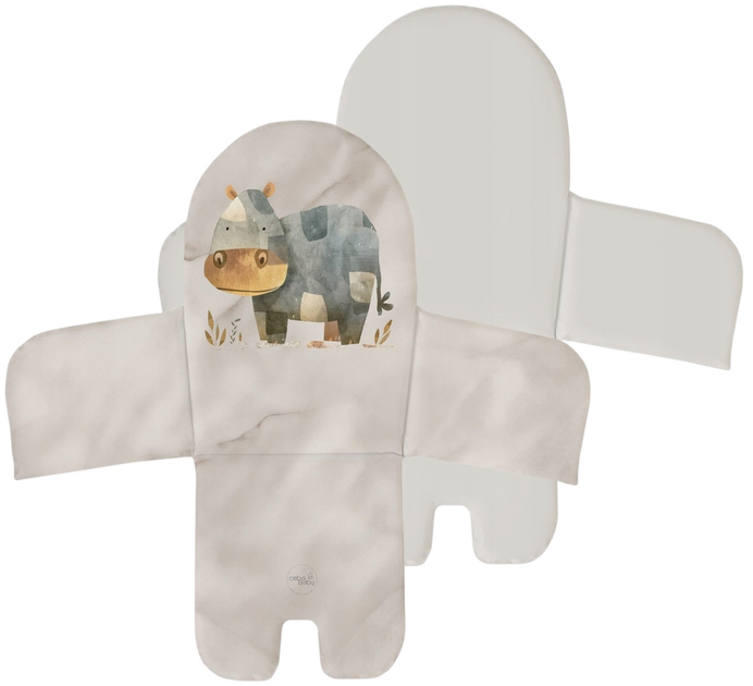 Wkładka do krzesełka Ceba Baby Basic Cosy Hippo 26x24x40 (5907672345437) - obraz 2