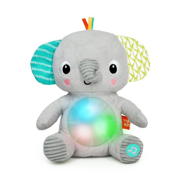 Інтерактивна іграшка для обіймів слоник Bright Starts Hug-a-bye Baby 0m+ (74451124981) - зображення 1