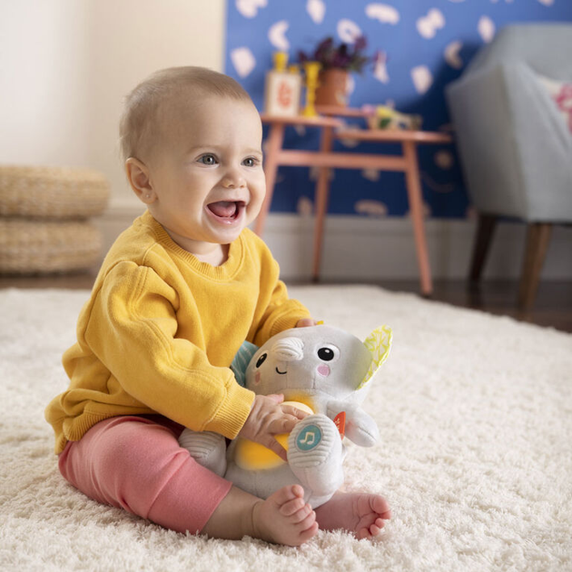  Інтерактивна іграшка для обіймів слоник Bright Starts Hug-a-bye Baby 0m+ (74451124981) - зображення 2