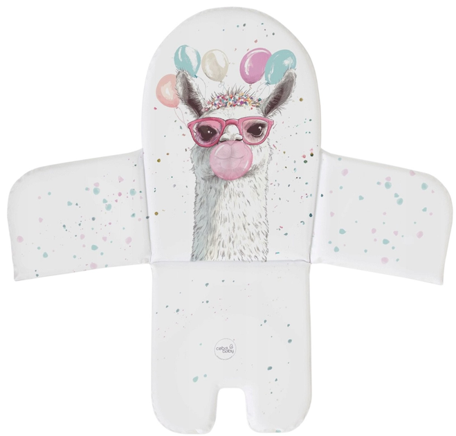 Wkładka do krzesełka Ceba Baby Basic Crazy Llama 26x24x40 (5907672345451) - obraz 1