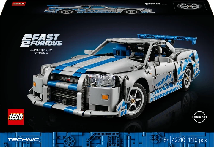 Конструктор LEGO Technic Двойной форсаж Автомобиль Nissan Skyline