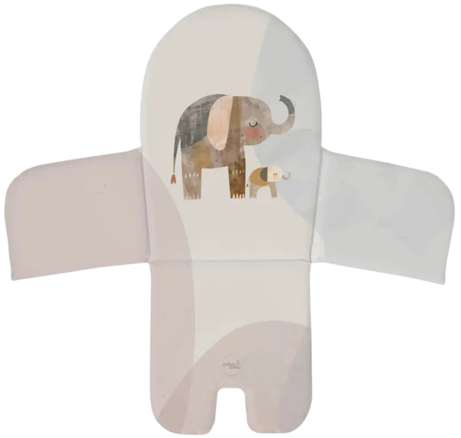 Wkładka do krzesełka Ceba Baby Basic Elephant Family 26x24x40 (5907672345444) - obraz 1
