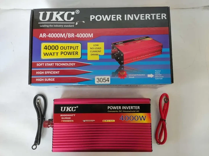 Інвертор напруги Power Inverter 4000W 12V → 220V з вентиляцією та захистами — для авто, дому та генераторів - Фото 4 Інвертор напруги Power Inverter 4000W 12V → 220V з вентиляцією та захистами — для авто, дому та генераторів - зображення 4