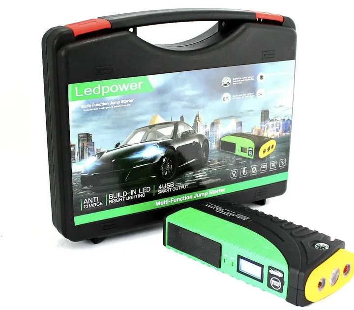 Пусковое устройство Jump Starter 15B 50800 mAh с Power Bank, фонариком и аксессуарами - изображение 3