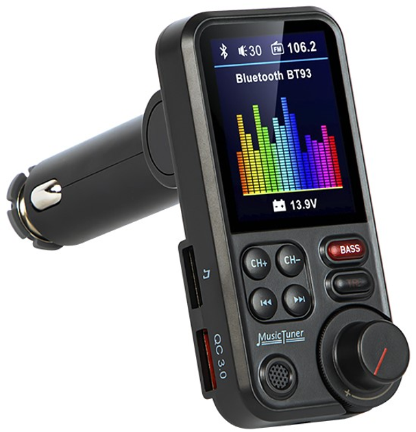 Transmiter FM Blow Bluetooth 5.0 + QC 3.0 74-168 (5900804123743) - obraz 1